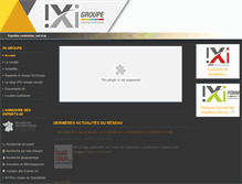 Tablet Screenshot of ixi-groupe.com